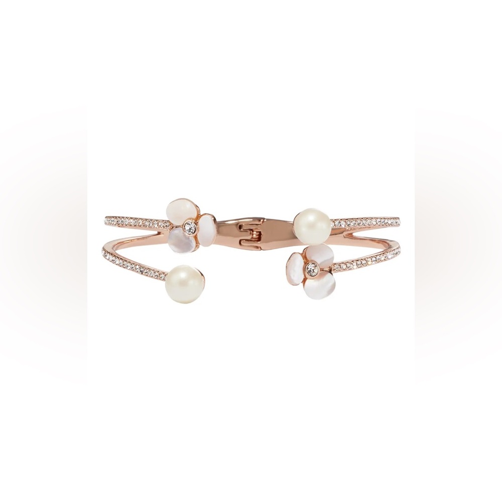 Kate Spade Disco Pansy Double Cuff Bracelet